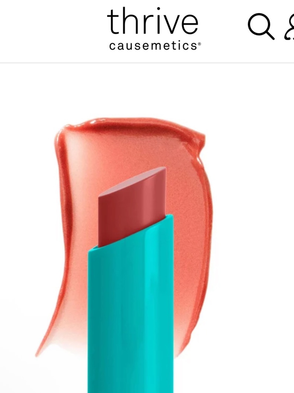 thrive causemetics Sheer Strength Hydrating Shine Lip Tint — Kara